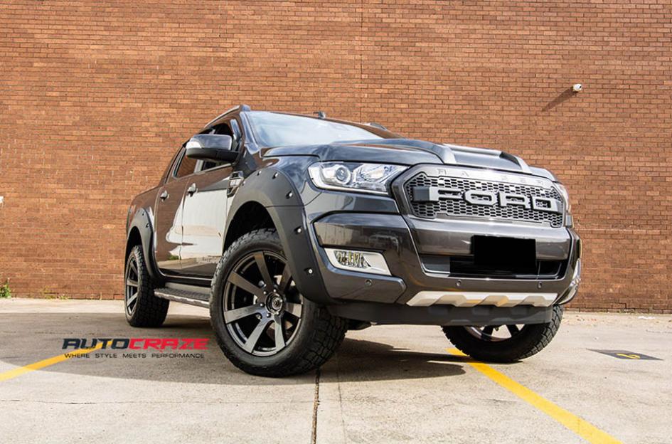 FORD RANGER RTG MATTE BLACK LASER TEXT